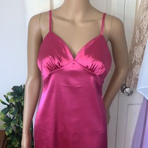Pink Satin Mini dress S M